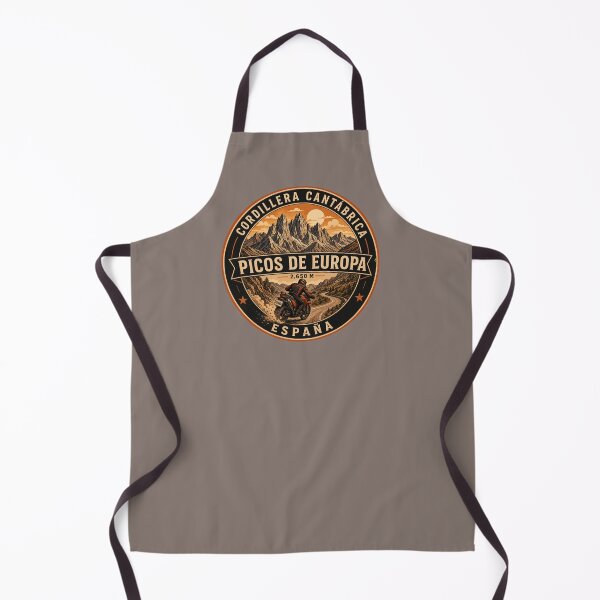 Item preview, Picos de Europa Spain Motorcycle Sticker TShirt 04 designed and sold by OuterShellUK.