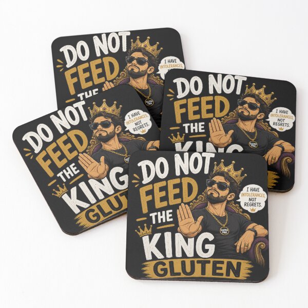 Item preview, Do Not Feed The King Gluten - Funny Gluten Free designed and sold by GibasVisuals.