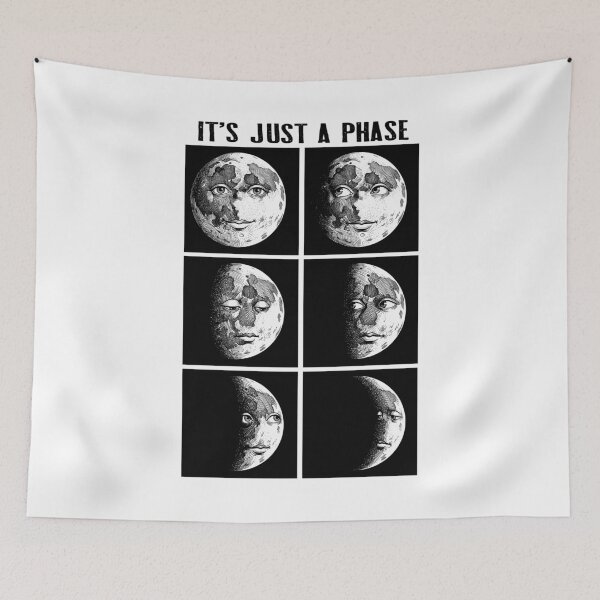 Item preview, It's Just A Phase Funny Moon Phases Astronomy Space Science designed and sold by GrandeDuc.