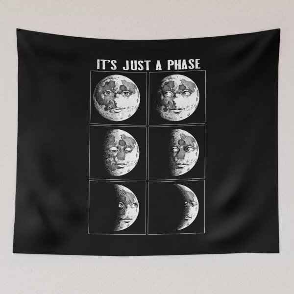 Item preview, It's Just A Phase Funny Moon Phases Astronomy Space Science designed and sold by GrandeDuc.