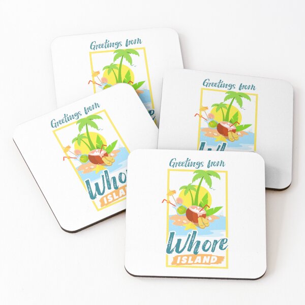 Item preview, Greetings from whore island  designed and sold by messy-nessie.