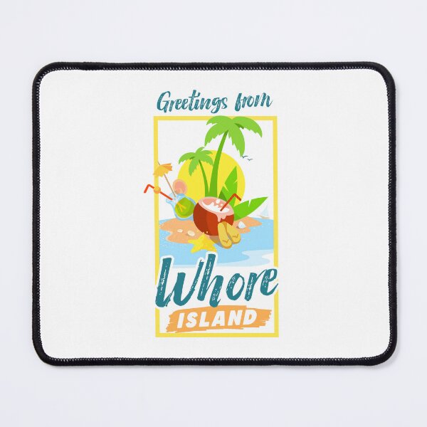 Item preview, Greetings from whore island designed and sold by messy-nessie.
