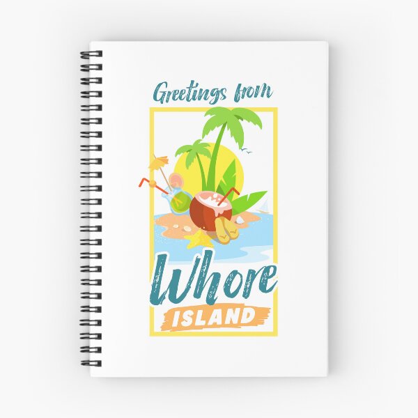Item preview, Greetings from whore island  designed and sold by messy-nessie.