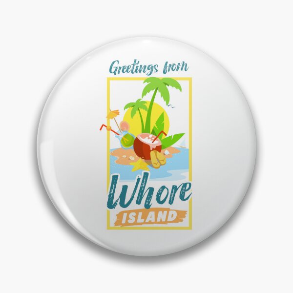 Item preview, Greetings from whore island  designed and sold by messy-nessie.