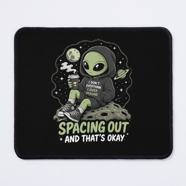 Item preview, Spacing Out Alien Aesthetic Space Lover Retro Design designed and sold by TheZyro.