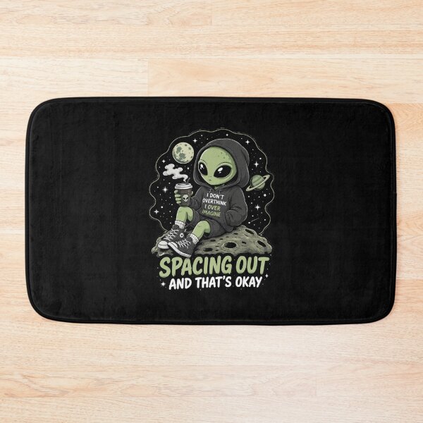 Item preview, Spacing Out Alien Aesthetic Space Lover Retro Design designed and sold by TheZyro.