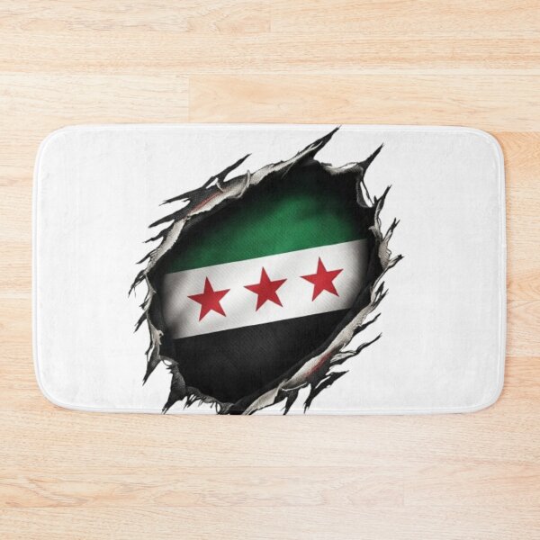 Item preview, Copy of Copy of Copy of Copy of Copy of Syrian flag with wheat ears Daraa design designed and sold by Ahmedsyde.