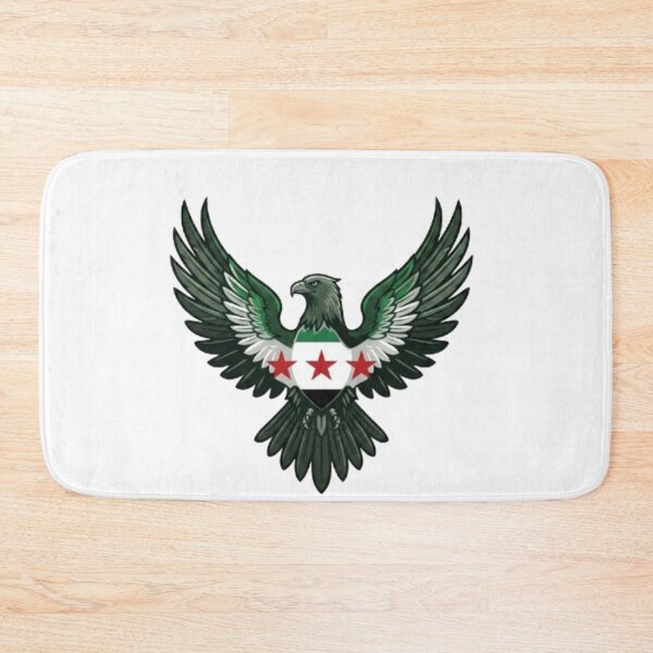 Item preview, Copy of Copy of Copy of Copy of Syrian flag with wheat ears Daraa design designed and sold by Ahmedsyde.