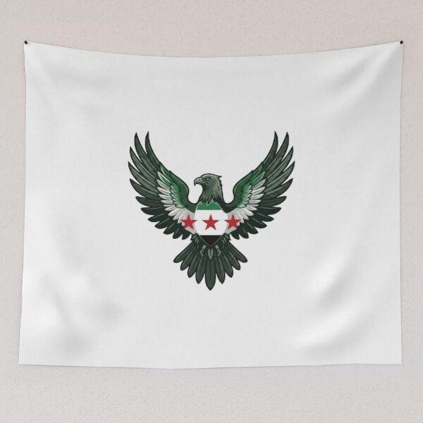 Item preview, Copy of Copy of Copy of Copy of Syrian flag with wheat ears Daraa design designed and sold by Ahmedsyde.