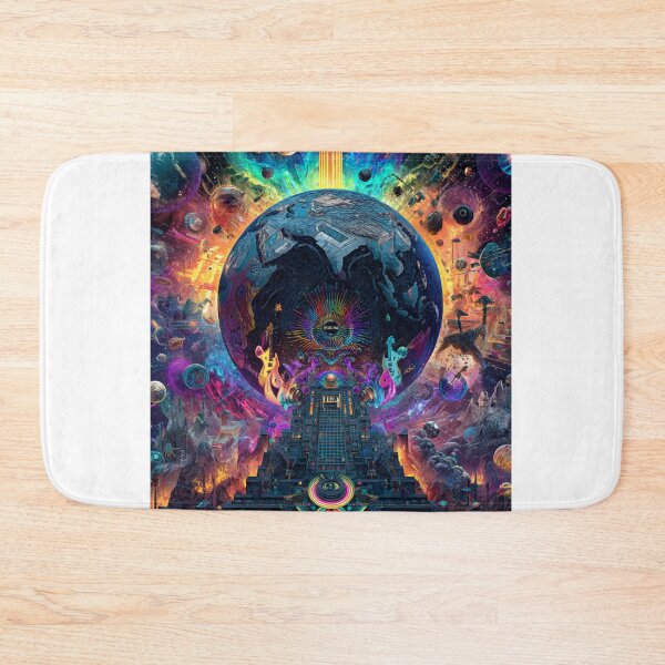 Item preview,  Rock Music Multiverse Birth — Ultimate Cosmic Epic Art Print designed and sold by CosmicRockArt.