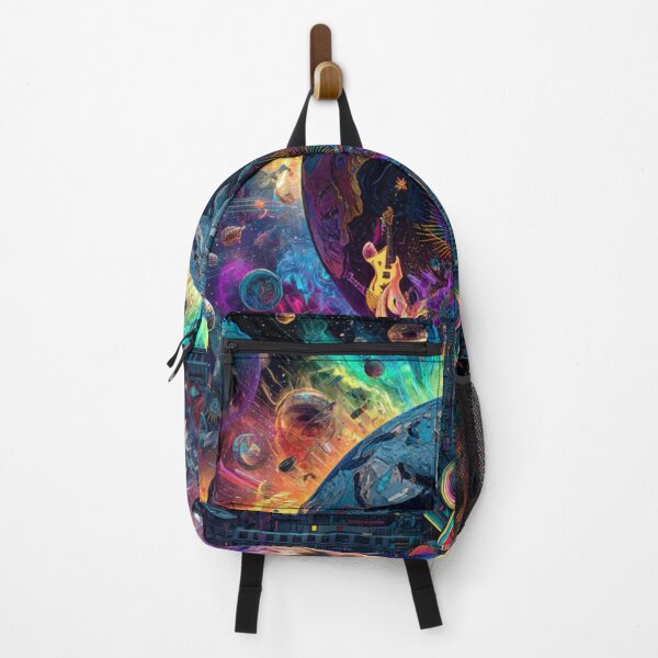 Item preview,  Rock Music Multiverse Birth — Ultimate Cosmic Epic Art Print designed and sold by CosmicRockArt.