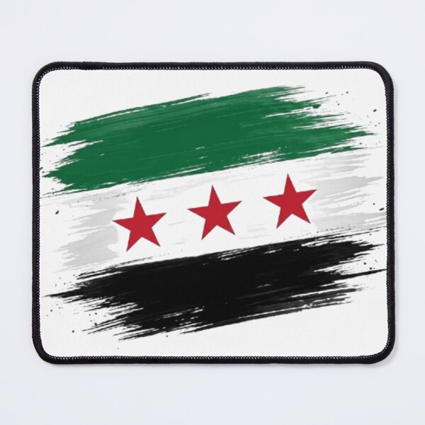 Item preview, Copy of Copy of Copy of Syrian flag with wheat ears Daraa design designed and sold by Ahmedsyde.