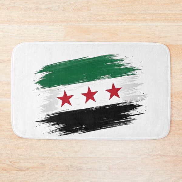 Item preview, Copy of Copy of Copy of Syrian flag with wheat ears Daraa design designed and sold by Ahmedsyde.