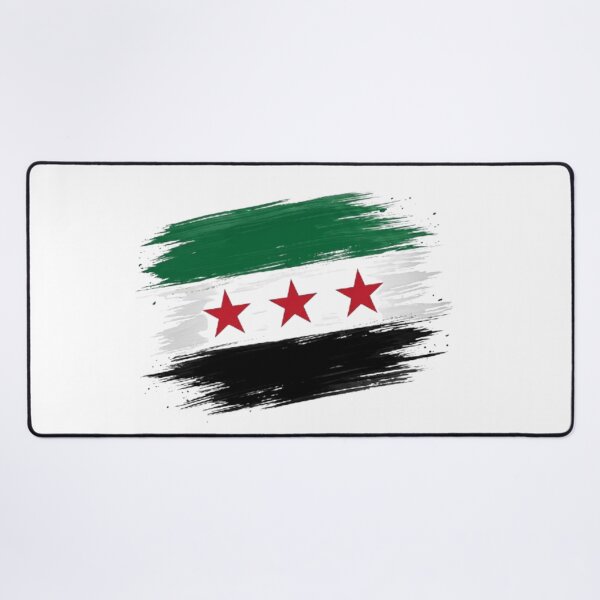 Item preview, Copy of Copy of Copy of Syrian flag with wheat ears Daraa design designed and sold by Ahmedsyde.