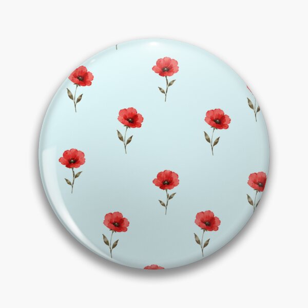 Artikelvorschau, Rotes Mohnblumenmuster entworfen und verkauft von Sophie's Favorites.