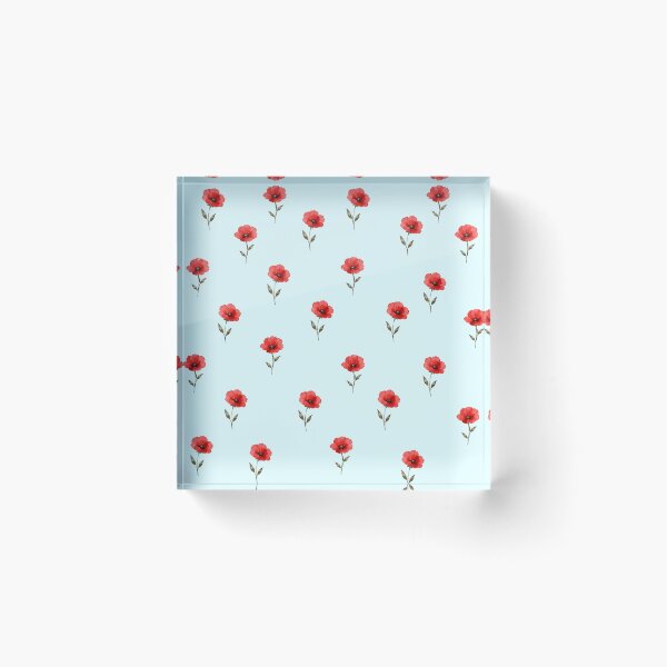 Artikelvorschau, Rotes Mohnblumenmuster entworfen und verkauft von Sophie's Favorites.