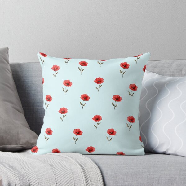 Artikelvorschau, Rotes Mohnblumenmuster entworfen und verkauft von Sophie's Favorites.
