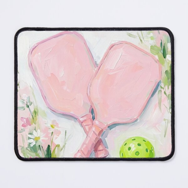 Item preview, Pickleball Paddles and Ball Abstract designed and sold by Pastelle Art.