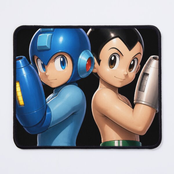 Item preview, Mega Man x Astro Boy Crossover Design | Retro Robot Hero Aesthetic designed and sold by MerchViz.