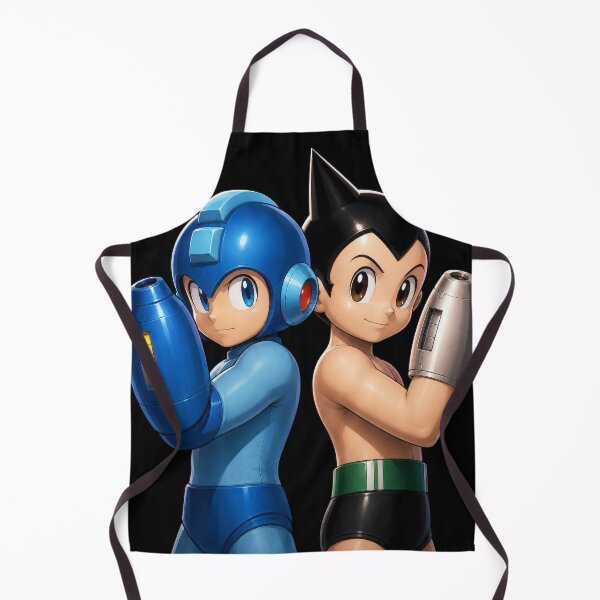 Item preview, Mega Man x Astro Boy Crossover Design | Retro Robot Hero Aesthetic designed and sold by MerchViz.