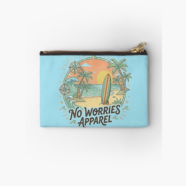 Item preview, No Worries Beach Surf Retro Vintage Graphic Tee - Vintry Off designed and sold by VintryOff.