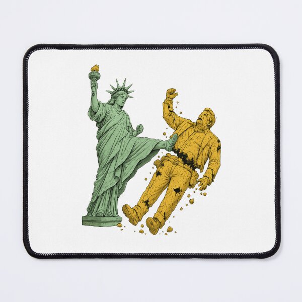 Item preview, Funny No King, Statue of Liberty Kick Trump designed and sold by kennedy-brook.