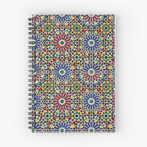 Item preview, Colorful Moroccan Zellij Mosaic Geometric Art designed and sold by SplashTastic.