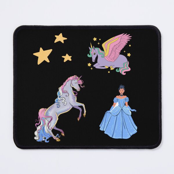 Item preview, Magical Princess & Rainbow Alicorn Collage: Fantasy Fairy Tale Sticker Set designed and sold by Yasmine Mohammed.