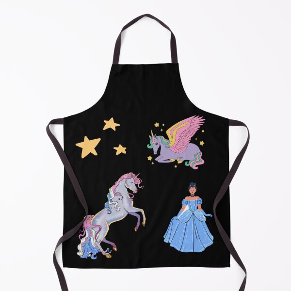 Item preview, Magical Princess & Rainbow Alicorn Collage: Fantasy Fairy Tale Sticker Set designed and sold by Yasmine Mohammed.
