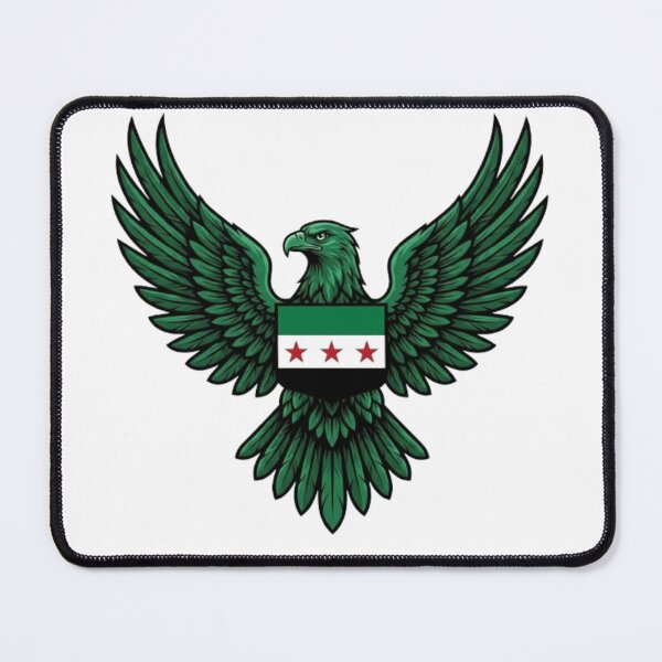 Item preview, Copy of Copy of Copy of Copy of Copy of Syrian flag with wheat ears Daraa design designed and sold by Ahmedsyde.