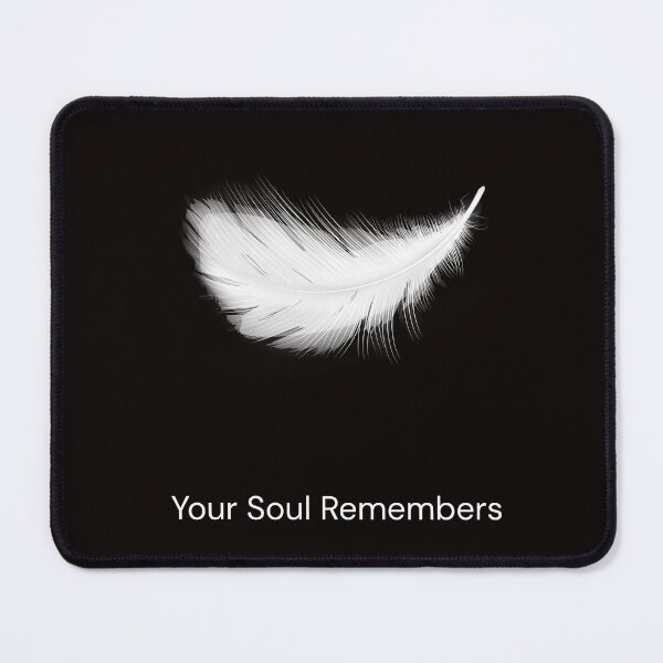 Item preview, Your Soul Remembers Floating Feather Spiritual Design designed and sold by ContigoART.
