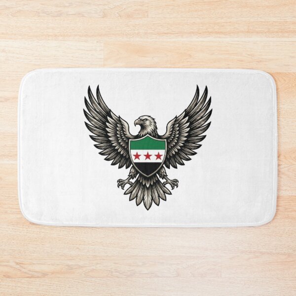 Item preview, Copy of Copy of Copy of Copy of Copy of Copy of Syrian flag with wheat ears Daraa design designed and sold by Ahmedsyde.