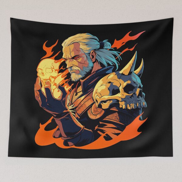 Item preview, Geralt Of Rivia Witcher Monster Hunter Fantasy Gamer designed and sold by QuentinHarrow.