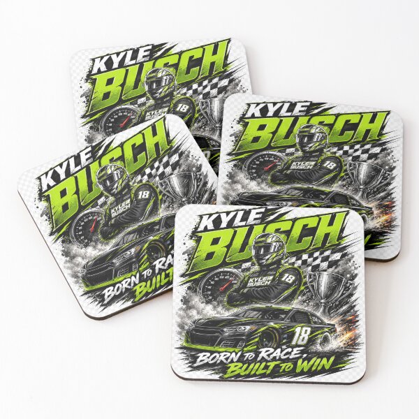 Item preview, Kyle Busch Born to Race Built to Win T-Shirt designed and sold by Mukesh Saxena.