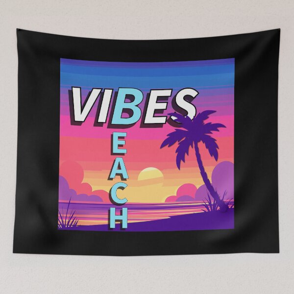 Item preview, Beach Vibes Sunset Retro Design designed and sold by Sharpy-X.