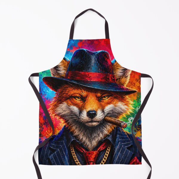 Item preview, Gangster Fox Pop Art Portrait designed and sold by AndreBarnard.