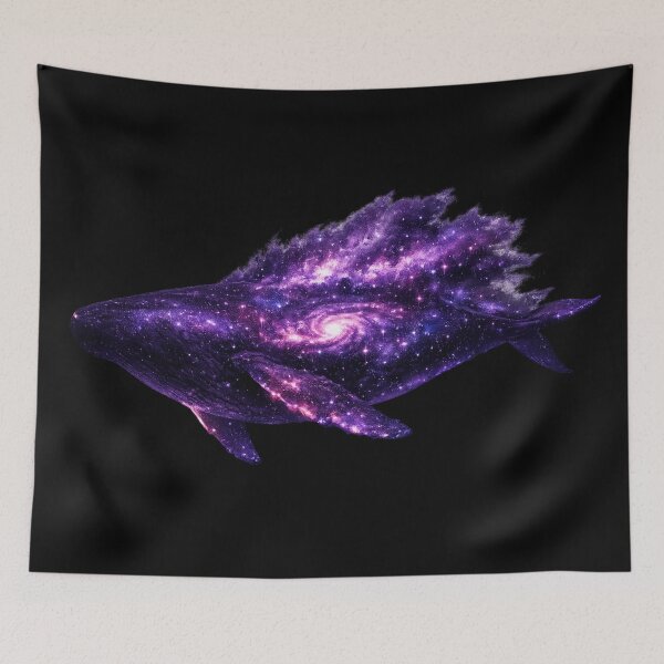 Item preview, Galaxy Whale — Space Humpback Whale Art | Surreal Cosmic Ocean Poster designed and sold by ArtoryWorks.