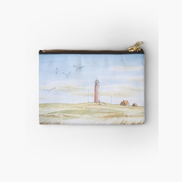 Item preview, The red lighthouse on the Dutch wadden island of Texel (painted in 1992) designed and sold by Stef Ringoot, cartoons and illustrations.