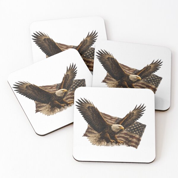 Item preview, Eagle with flag designed and sold by GGAUL.