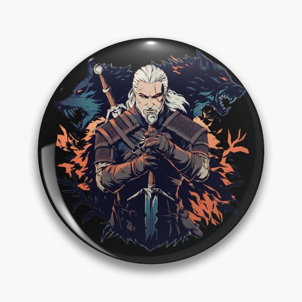 Item preview, Geralt Of Rivia White Wolf The Witcher Gaming Fan designed and sold by QuentinHarrow.