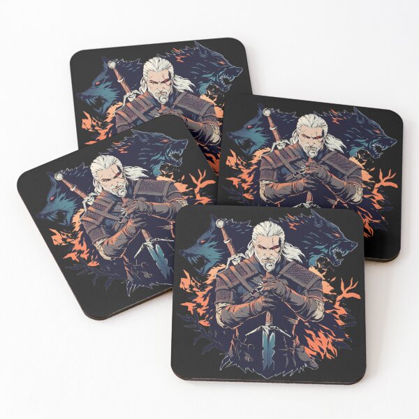 Item preview, Geralt Of Rivia White Wolf The Witcher Gaming Fan designed and sold by QuentinHarrow.