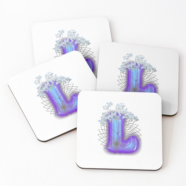 Item preview, Blue Abstract Floral Geometric Aesthetic Design designed and sold by Palette-Vibes.