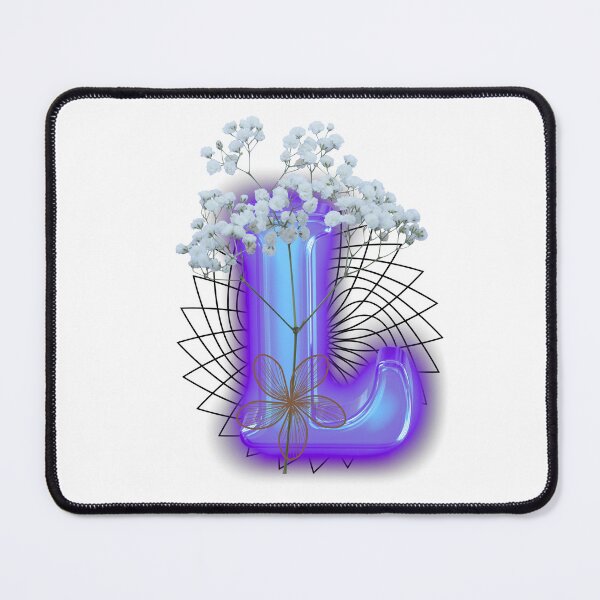 Item preview, Blue Abstract Floral Geometric Aesthetic Design designed and sold by Palette-Vibes.