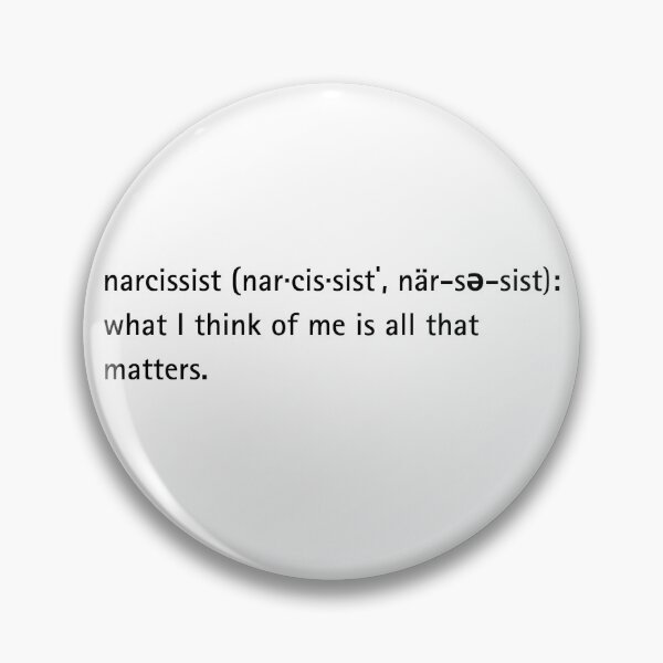 Item preview, Narcissist - Funny Definition designed and sold by Nene Bird Designs.