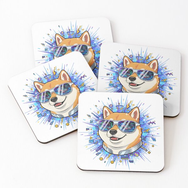 Item preview, Y2K Shiba Inu Cyber Meme Design designed and sold by LainCellJapan.