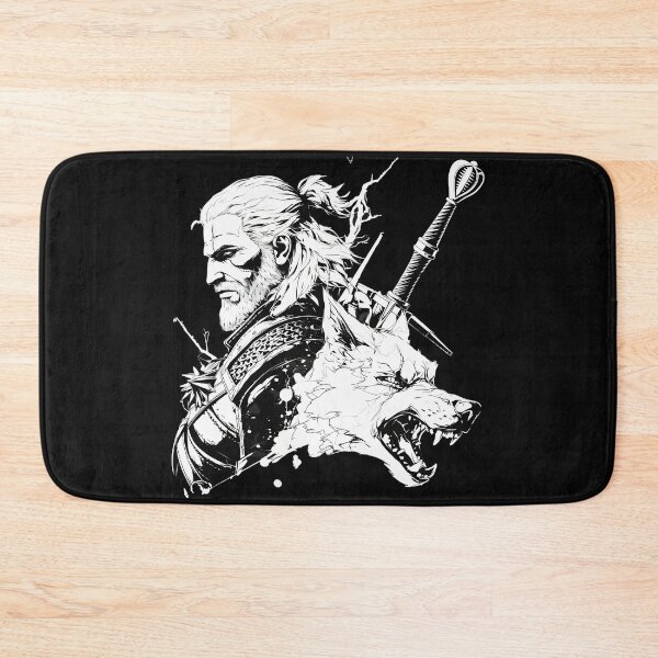 Item preview, Geralt Witcher White Wolf Monster Hunter designed and sold by QuentinHarrow.