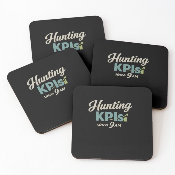 Item preview, Hunting KPIs Since 9 AM Funny Design for Professionals designed and sold by Echo_Lane.