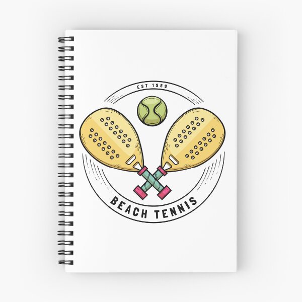 Item preview, Beach Tennis Est 1989 Paddle Racket Vintage Badge Sport Illustration Art designed and sold by DERA RAY.