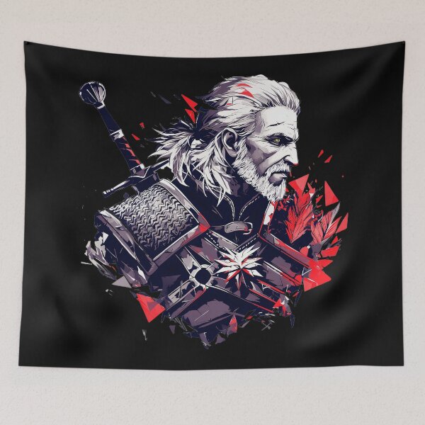 Item preview, Geralt Rivia Witcher Monster Hunter Gaming Fan designed and sold by QuentinHarrow.