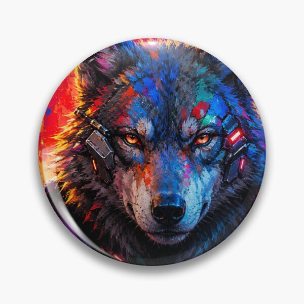 Item preview, Cyberpunk Wolf designed and sold by AndreBarnard.